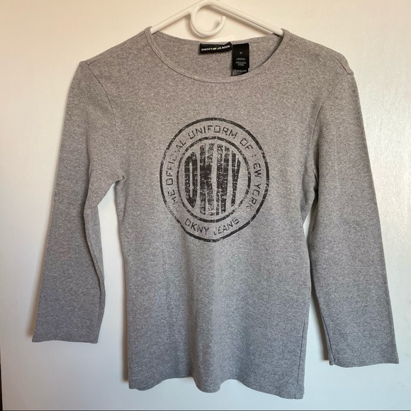 Dkny Tops - DKNY Jeans Crewneck Logo Top - Size M